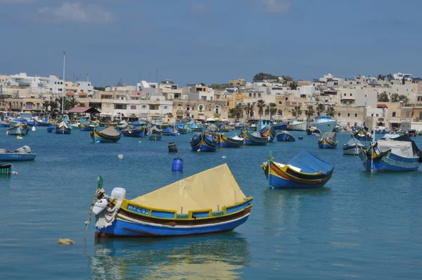 Malta, a pitoresca cidade de Marsaxlokk — Fotografia de Stock