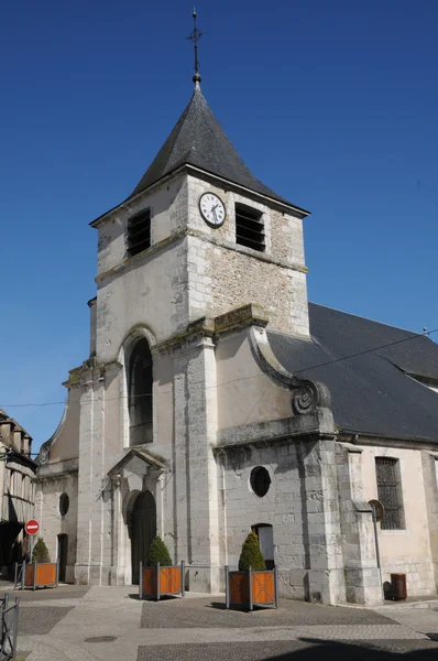 Schilderachtige stad van gaillon in Normandië — Stockfoto