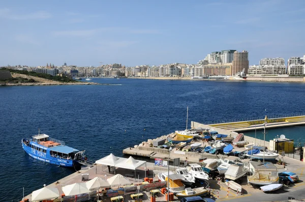 Malta, kota indah Sliema — Stok Foto