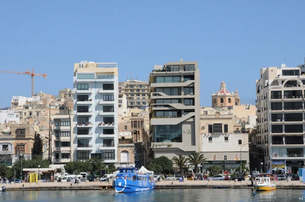 Malta, malebné město sliema — Stockfoto