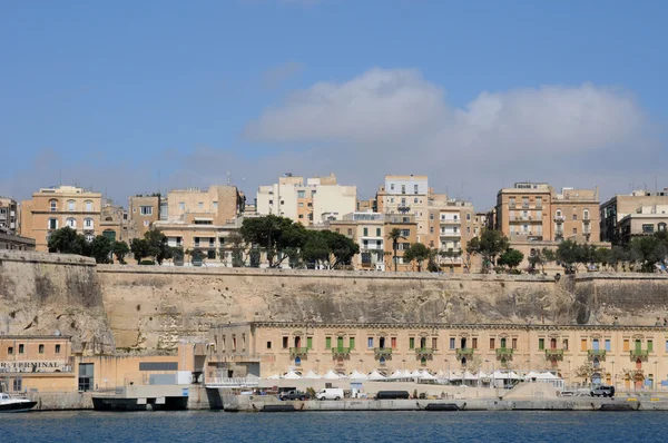 Malta, the picturesque bay of Valetta — Stock Photo, Image