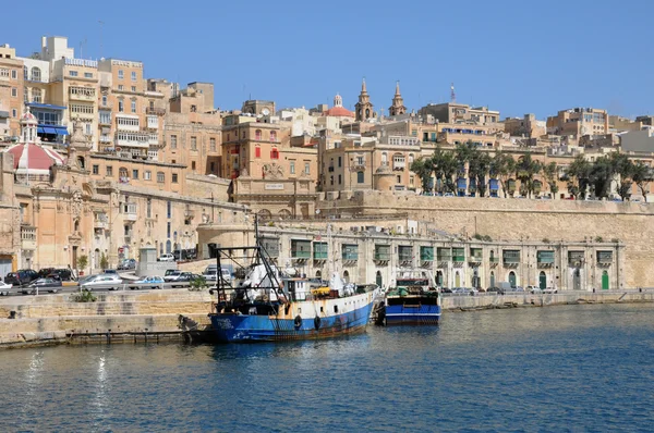 Malta, the picturesque bay of Valetta — Stock Photo, Image