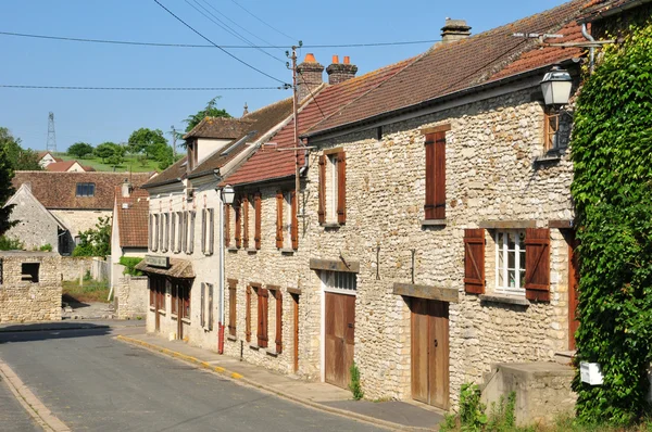 Frankrijk, het schilderachtige dorpje van jumeauville in les-yvelines — Stockfoto