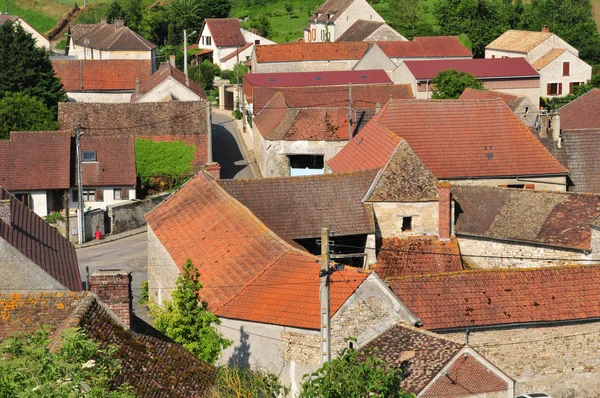 Francia, el pintoresco pueblo de Jumeauville en les Yvelines — Foto de Stock