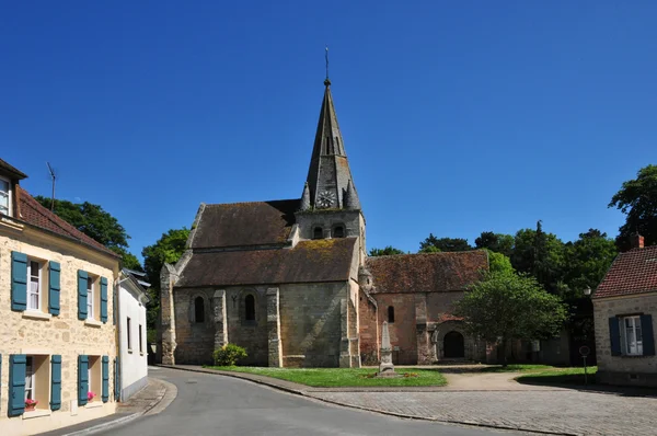 França, a pitoresca aldeia de Gaillon sur Montcient — Fotografia de Stock
