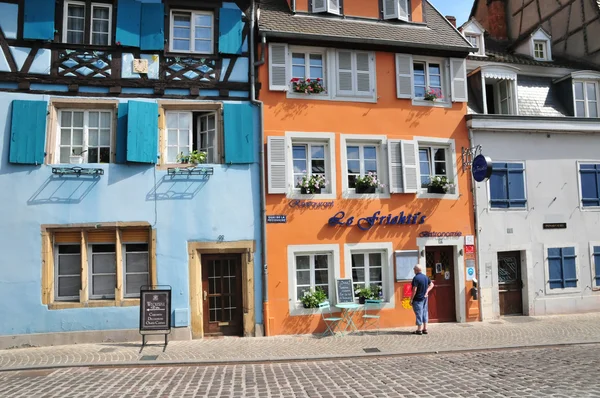 Haut-rhin, malebné město colmar v Alsasku — Stock fotografie