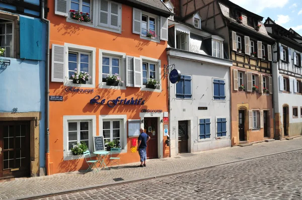 Верхний Рейн, живописный город Кольмар в Эльзасе — стоковое фото