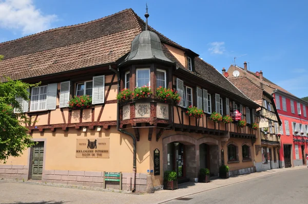 Bas rhin, het schilderachtige dorpje van andlau in Elzas — Stockfoto