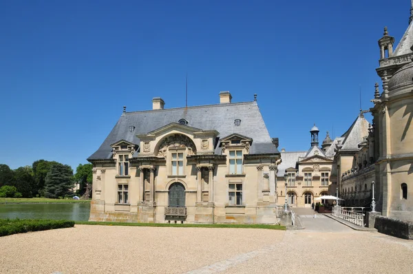 Picardia, o pitoresco castelo de Chantilly em Oise — Fotografia de Stock