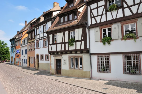 Haut-rhin, malebné město colmar v Alsasku — Stock fotografie