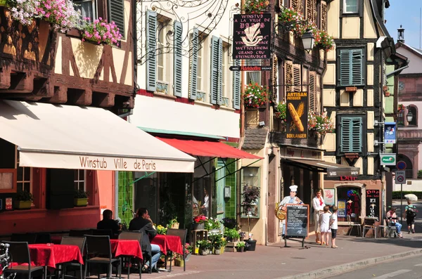 Haut rhin, de pittoreske stad colmar in Elzas — Stockfoto