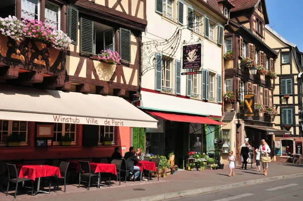 Haut Rhin, la ville pittoresque de Colmar en Alsace — Photo