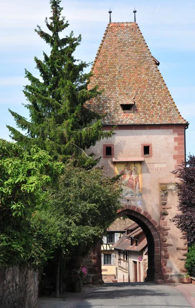 Elsass, das malerische Dorf von boersch — Stockfoto