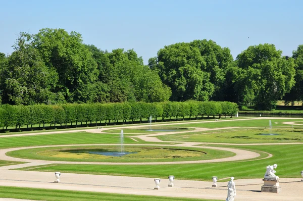 Picardie, el pintoresco castillo de Chantilly en Oise —  Fotos de Stock