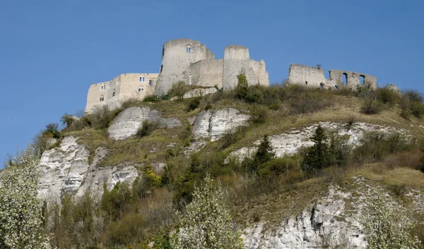 Normandie, прекрасному місті les andelys — стокове фото