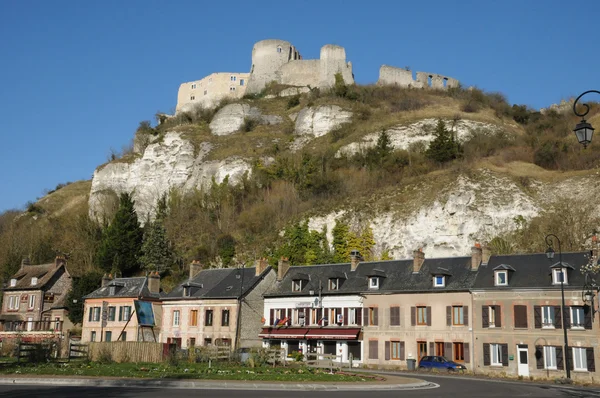 Normandie, la pittoresca città di Les Andelys — Foto Stock