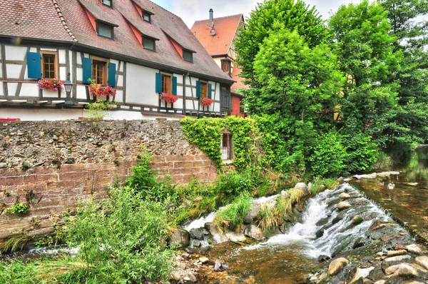 Haut rhin, den pittoreska staden kaysersberg i alsace — Stockfoto