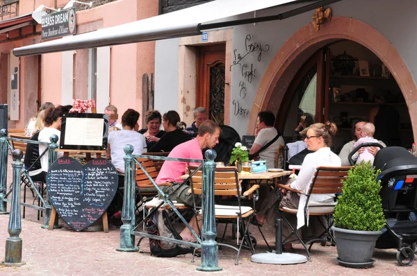 Haut rhin, malowniczej miejscowości kaysersberg w Alzacji — Zdjęcie stockowe