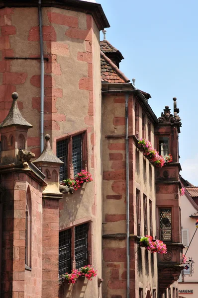 Haut Rhin, the picturesque city of Kaysersberg in Alsace — Stock Photo, Image