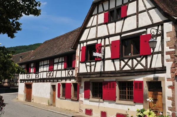 Bas Rhin, the picturesque village of  Andlau in Alsace — Stock Photo, Image