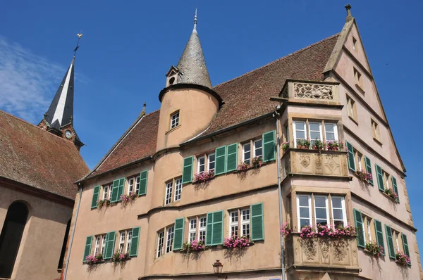 Elzas, het schilderachtige dorpje van boersch — Stockfoto