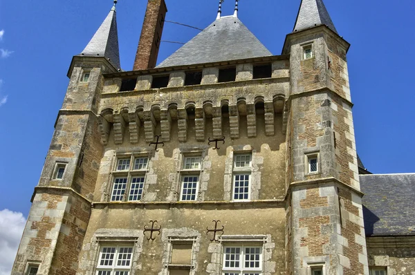 Château pittoresque de Talcy à Loir et Cher — Photo