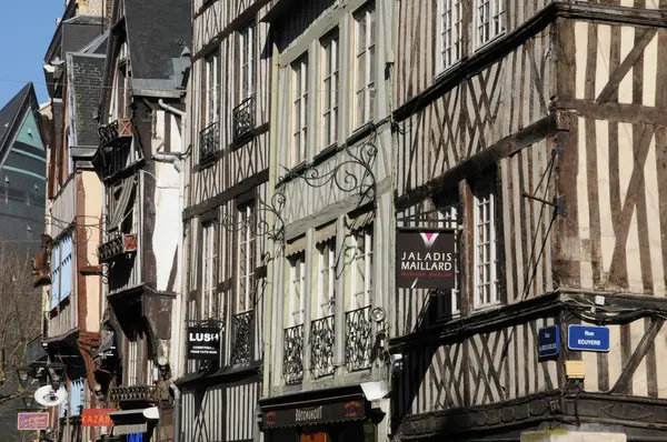 Normandie, la ville pittoresque de Rouen — Photo