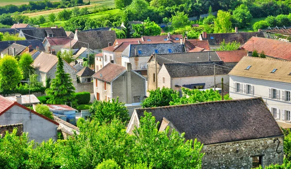 Fransa, les yvelines içinde jumeauville pitoresk Köyü — Stok fotoğraf