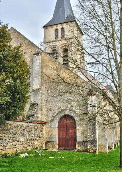 França, a pitoresca aldeia de Themericourt — Fotografia de Stock