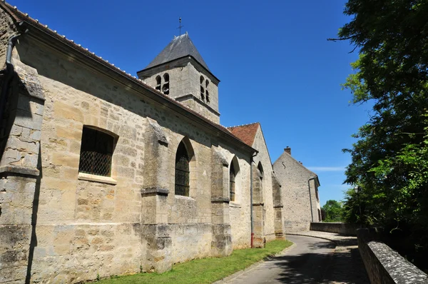 France, the picturesque village of Le Perchay — Stock Photo, Image