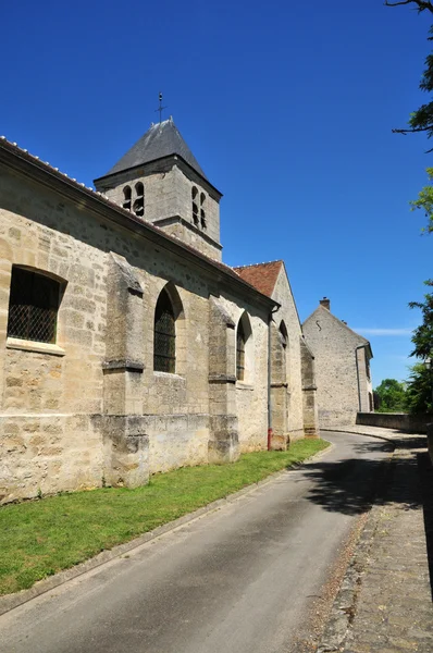 França, a pitoresca aldeia de Le Perchay — Fotografia de Stock