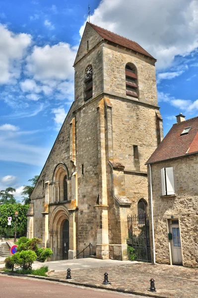 Ile de france, den pittoreska staden villennes sur seine — Stockfoto