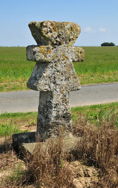 França, a pitoresca aldeia de Guéry en Vexin — Fotografia de Stock