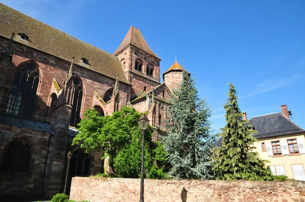 Alsace, the picturesque village of Marmoutier — Stock Photo, Image