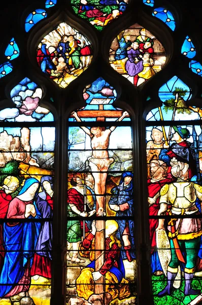 Yvelines, Kościół triel sur Seine — Zdjęcie stockowe