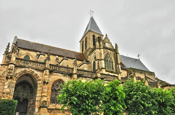 Yvelines, la iglesia de Triel sur Seine —  Fotos de Stock