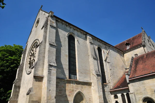 Picardia, a pitoresca igreja de Saint Jean aux Bois em Oise — Fotografia de Stock