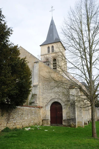 França, a pitoresca aldeia de Themericourt — Fotografia de Stock