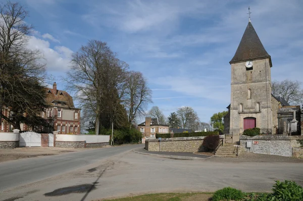 Normandie, villers tr vexin in pitoresk köy — Stok fotoğraf