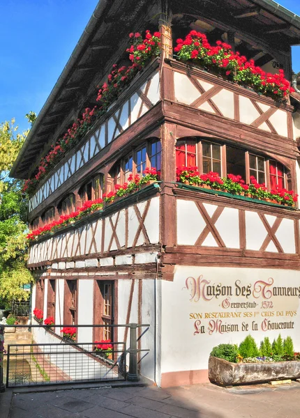 Alsace, the picturesque city of Strasbourg in Bas Rhin — Stock Photo, Image