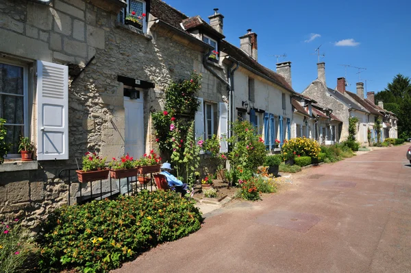 Picardie, saint jean pitoresk köy aux bois içinde OIS — Stok fotoğraf