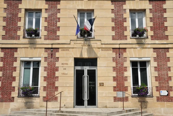 Francia, el pintoresco ayuntamiento de Rosny sur Seine —  Fotos de Stock