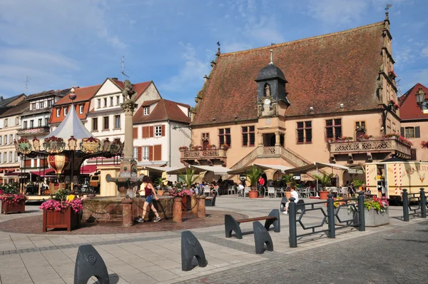 Elsass, das malerische Dorf Molsheim — Stockfoto