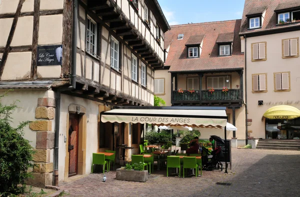 Haut rhin, die malerische Stadt Colmar im Elsass — Stockfoto