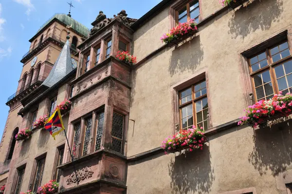 Haut-rhin, malebném městě kaysersberg v Alsasku — Stock fotografie
