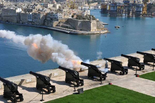 Malta, die malerische stadt valetta — Stockfoto