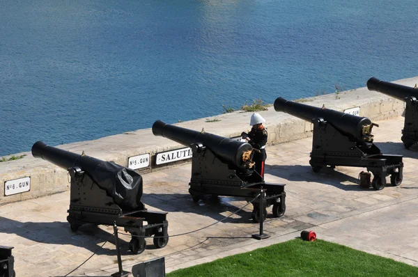 Malta, die malerische stadt valetta — Stockfoto