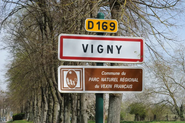 Fransa, vigny pitoresk köy — Stok fotoğraf