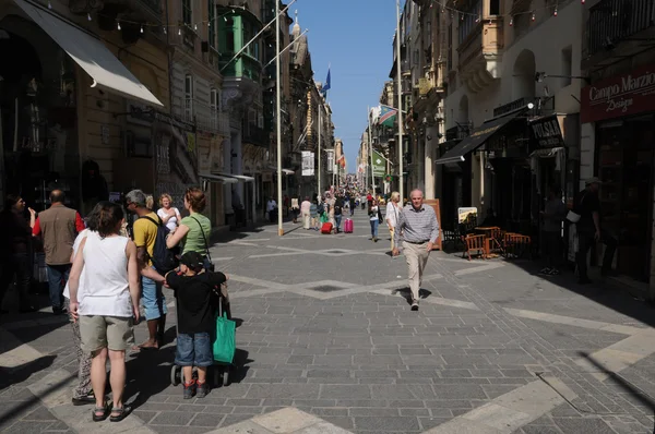 Malta, het schilderachtige stad van valetta — Stockfoto