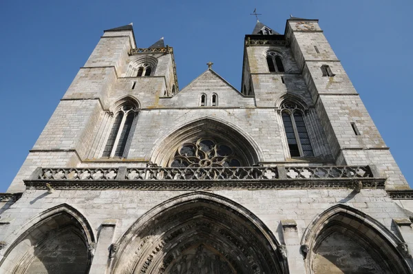 Normandie, malebném městě les andelys — Stock fotografie